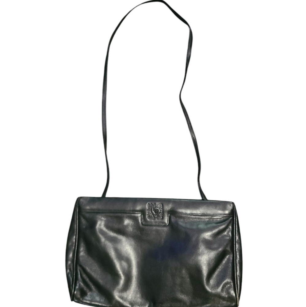 ANNE KLEIN leather Bag Clutch Convertible